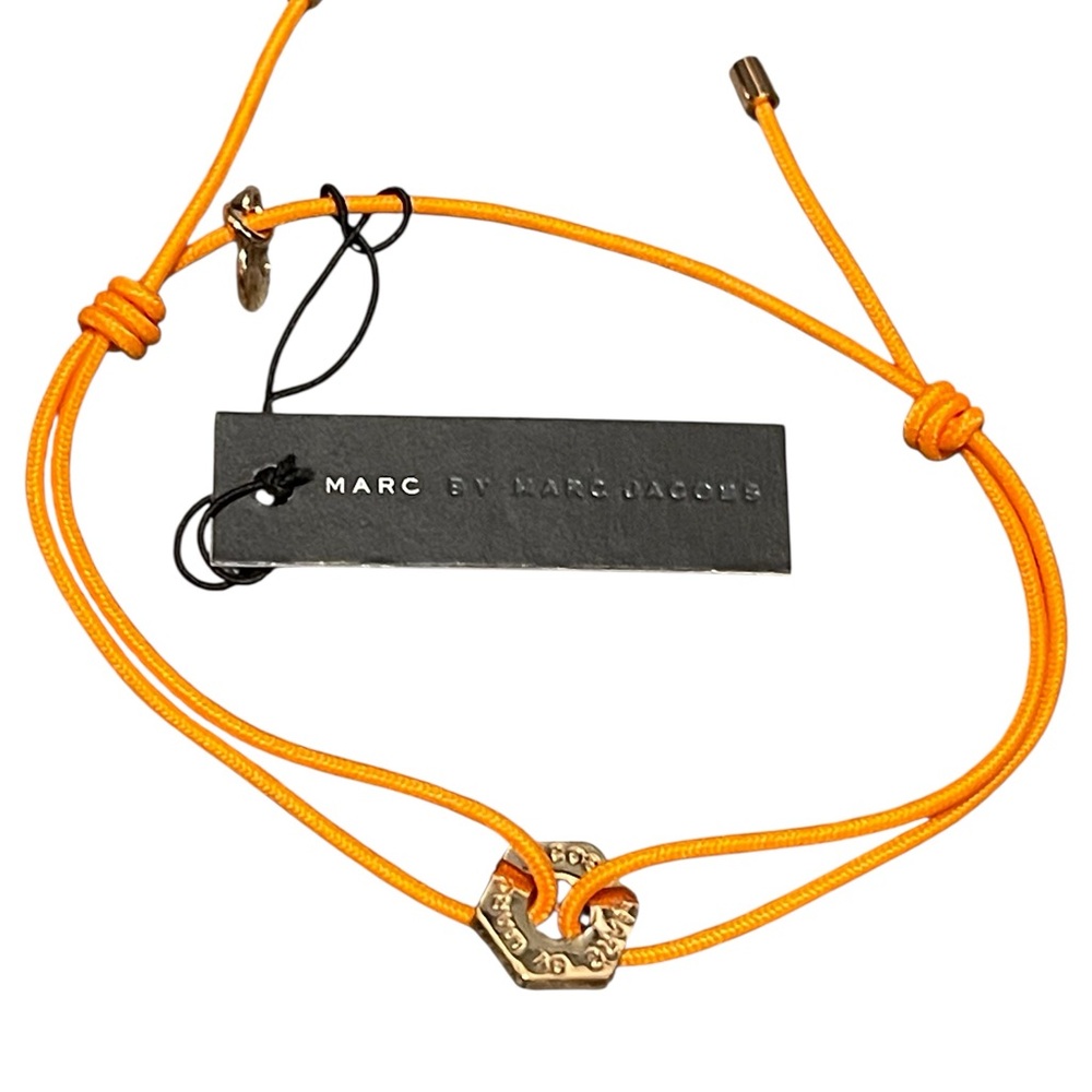 Marc by Marc Jacobs Vibrant Orange Cord Bracelet